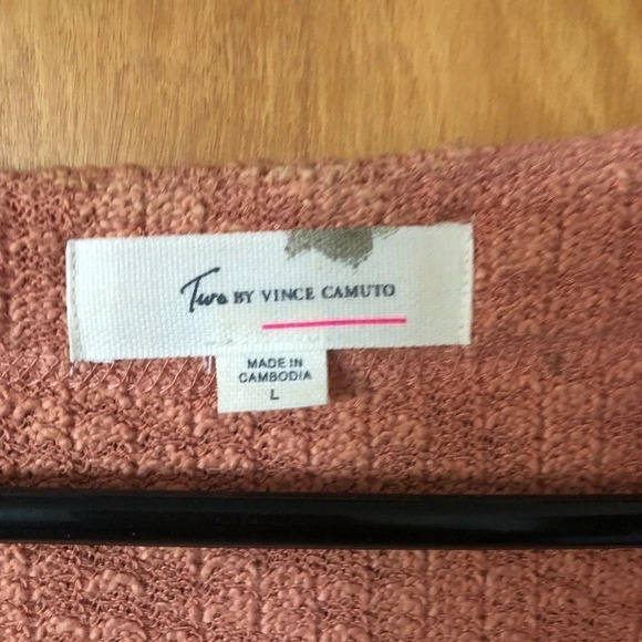 Two by Vince Camuto persimmon orange cardigan Comfortable Cotton Loungewear Fall - Picture 9 of 9